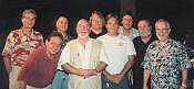 STEVE BUCKINGHAM, LARRY WELK, BENNY HARRELL, PETE, TIM POWELL, SKINNER WAYS, DAVE LUKE, PAUL CHRISTENSEN AND JOHN BAHLER