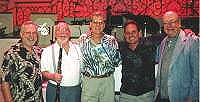 JOHN BAHLER, PETE, STEVE BUCKINGHAM, LARRY WELK AND BOB BAIN