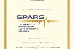 Society of Professional Audio Recording Services (SPARS)